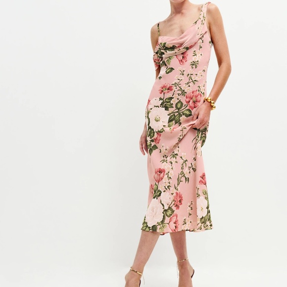 Reformation Dresses & Skirts - REFORMATION - Reya Dress in rose garden -  size 6 NWT